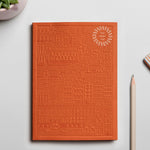 City notebook Stockholm orange personalised branded corporate gift executive gifting