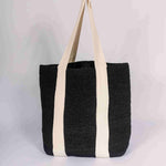 Sustainable black tote bag eco friendly corporate event gift for vip clients and executives 