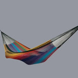 Custom cotton hammock personalised with company logo for event merchandise and brand activations