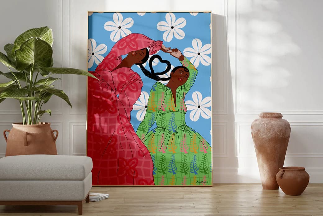 Dorca Creates art print for corporate giveaways, premium print for brand activations, conferences and client events