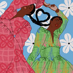 Dorca Creates art print for corporate giveaways at conferences, client gifting and employee appreciation, supporting a Black woman owned business in the UK