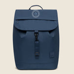 19L blue eco rPET backpack recycled PET sustainable branded merchandise employee welcome pack