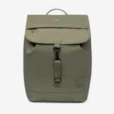 19L olive eco rPET backpack recycled PET sustainable branded merchandise employee welcome pack