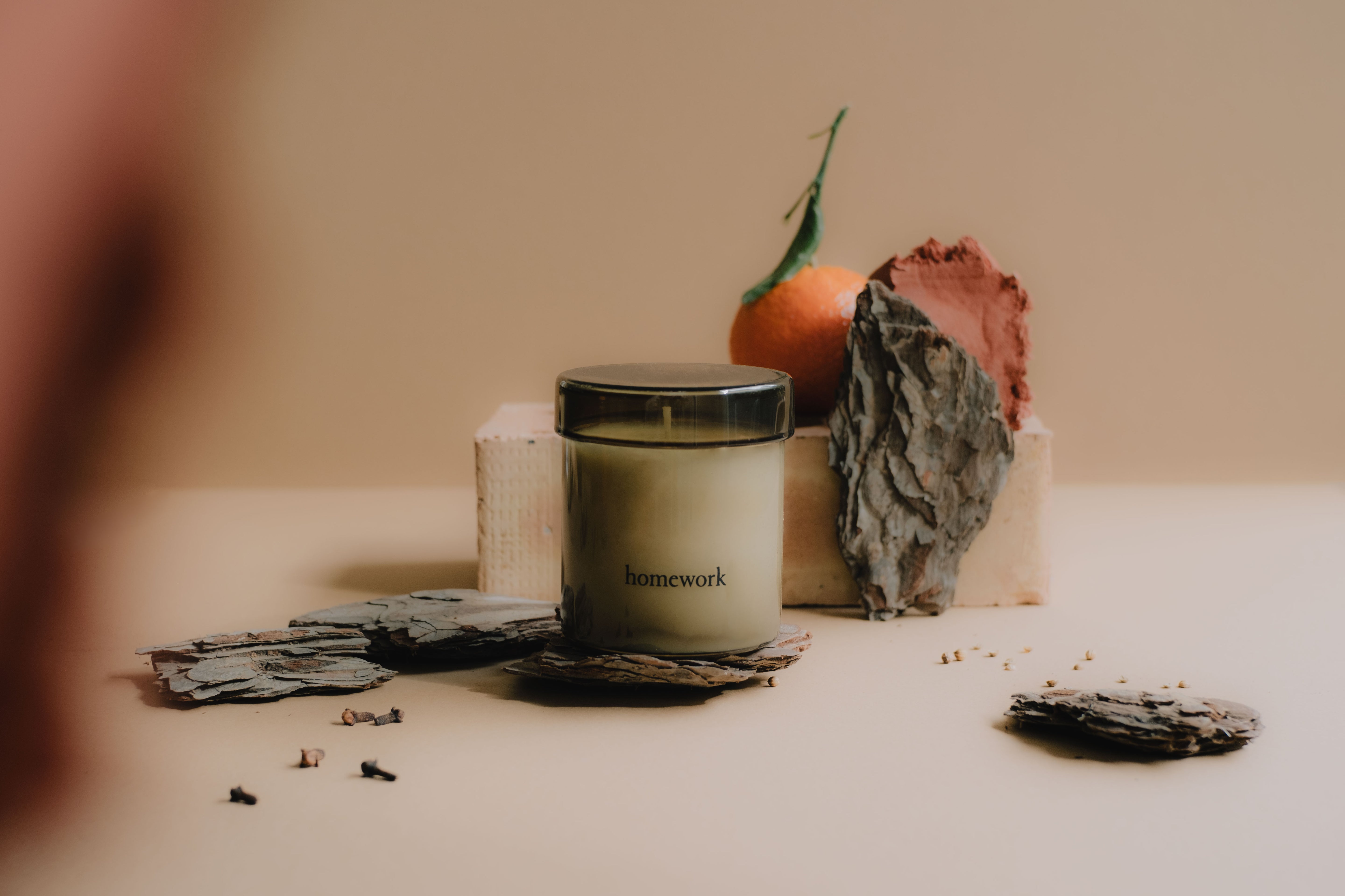 Fire scented candle vegan women owned business corporate gift sustainable eco swag