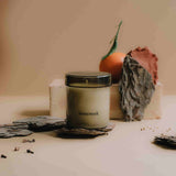 Fire scented candle vegan women owned business corporate gift sustainable eco swag