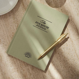 The Five Minute Journal Health & Fitness Edition with custom logo option. Sustainable branded merchandise