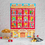 gourmet popcorn advent calendar, festive corporate gift for client gifting and employee appreciation