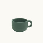 Green ceramic coffee cup 180ml for executive corporate gifting, considered gift for client gifting and employee appreciation