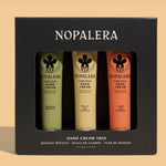 Hand Cream Trio Gift Set box with three tubes, wellbeing gift