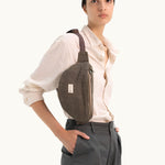 tisan-made hemp crossbody Nepal bag, customisable with company logo for corporate gifts for women