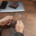 Leather card holder premium sustainable corporate gift executive gifting VIP client events