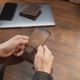 Leather card holder premium sustainable corporate gift executive gifting VIP client events