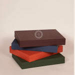 Leather poker set case with magnetic closure, a premium corporate gift for executive teams and brand activations.