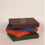Leather poker set case with magnetic closure, a premium corporate gift for executive teams and brand activations.