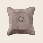 Leather Travel Valet Tray, showing suede back