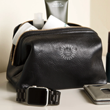 Leather travel wash bag as a luxury corporate gift in the UK