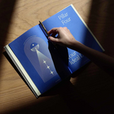 Open Life Designer Journal used for planning and personal development, thoughtful corporate mindfulness and productivity gift.