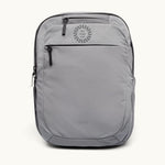 12L grey lightweight water resistant backpack recycled PET sustainable corporate swag conferences