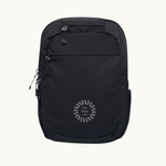 Black recycled backpack for corporate gifts and premium event swag