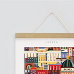 London blockprint packaged with backing board. Perfect corporate Christmas or thank you gift for clients and colleagues