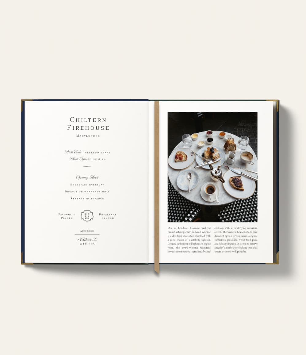 London Travel Guide, Chiltern Firehouse page
