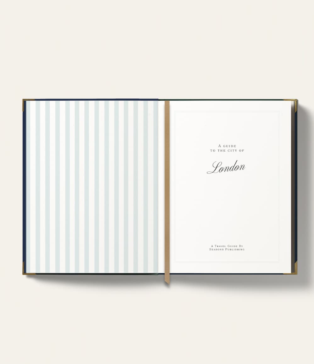 London Travel Guide, intro page