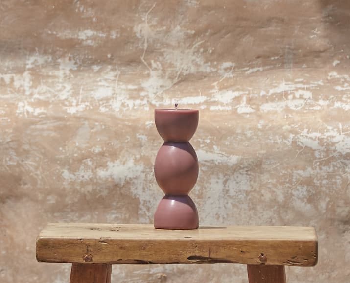 sculptural candles for corporate gifting, sustainable candles for events and client gifting