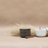 Marble salt and pepper set, a unique gourmet corporate gift for clients and executives