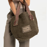 Hemp Maxi Tote laptop bag