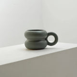 Mega ceramic mug in green, employee appreciation gift