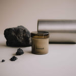Metal scented vegan candle premium sustainable corporate gift employee appreciation VIP client events
