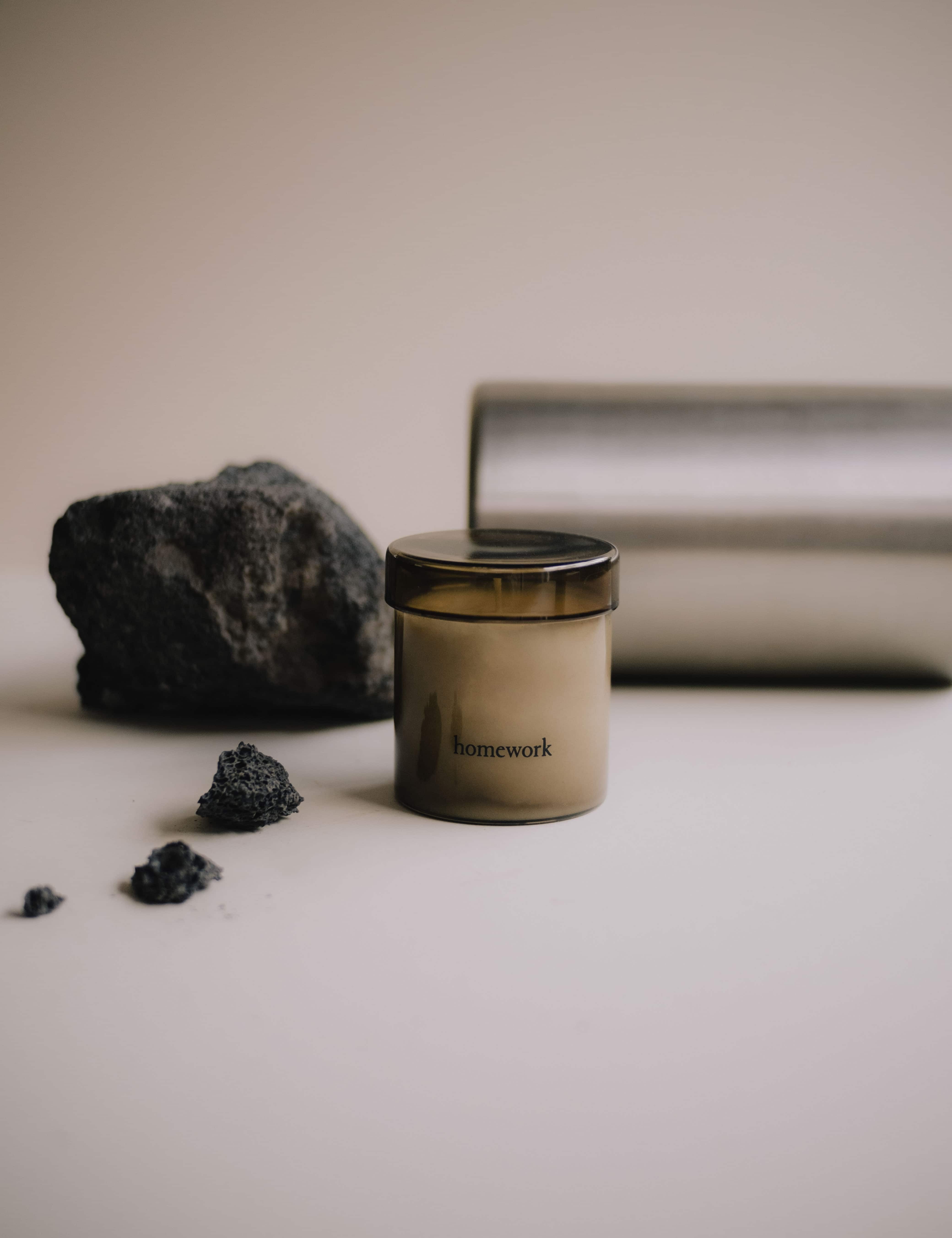 Metal scented vegan candle premium sustainable corporate gift employee appreciation VIP client events
