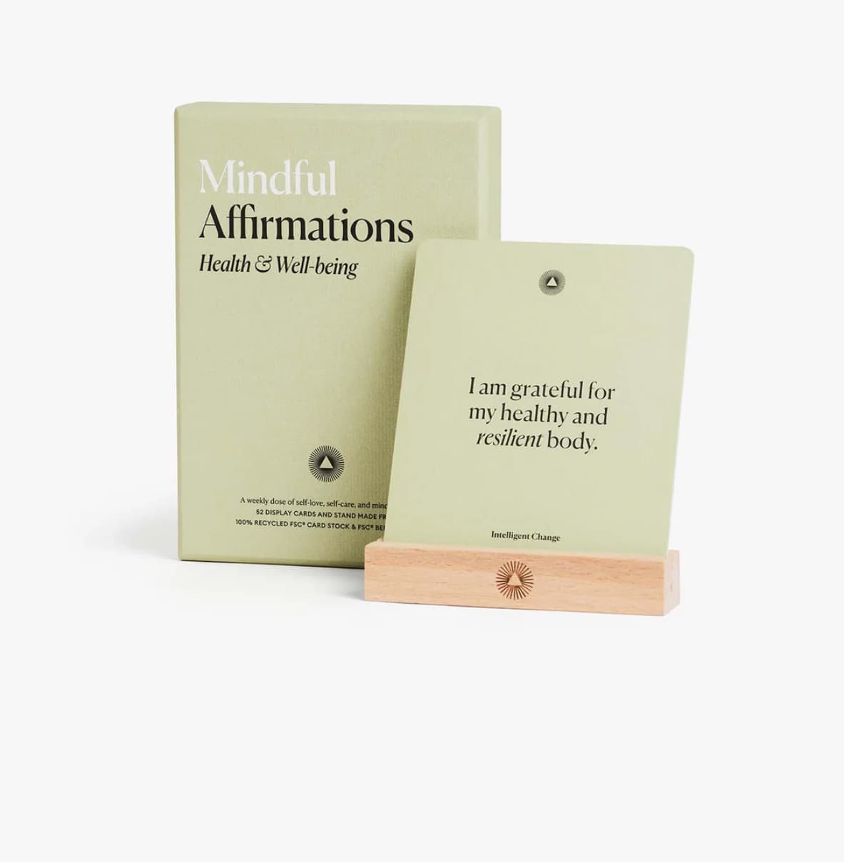 Mindful Affirmations box and affirmation card set