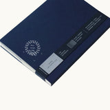 Back of sustainable notebook showing logo placement personalised branded corporate gift
