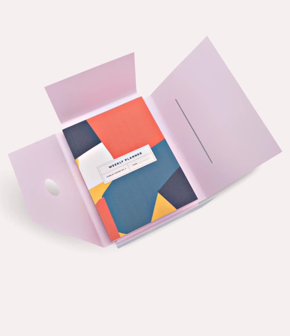 Pocket Undated Weekly Planner, A6, packed in a box for gifting