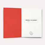 Pocket Undated Weekly Planner, A6, first page