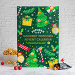 Vegan gourmet popcorn advent calendar, a festive Christmas gift for employees and client gifting