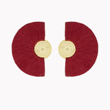 Red tassel earrings premium corporate gift for women client gifting and luxury events