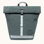 Roll Top Backpack 19L in laurel, showing logo placement