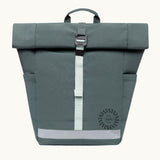Roll Top Backpack 19L in laurel, showing logo placement