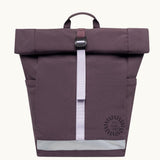 Roll Top Backpack 19L in maroon, showing logo placement