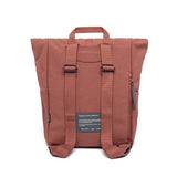 Roll-Top Mini Backpack 9L in clay, back
