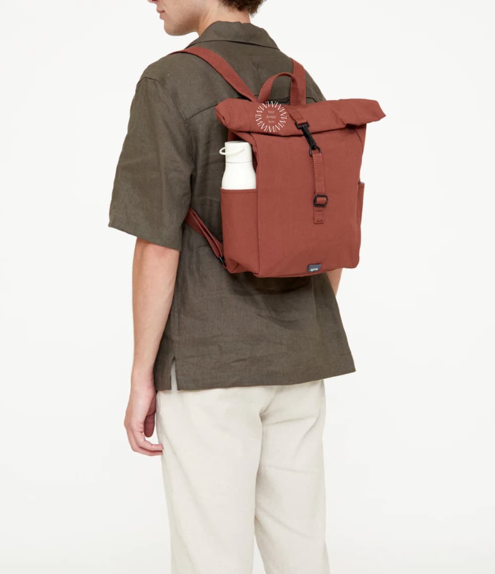 enter roll top backpack mini Roll-Top 9L | Employee Gift Color:GNR Daiwa Seaborg 1200MJ Battery 9L closed We have come a