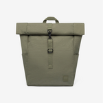 Vegan roll top backpack 9L green recycled PET corporate gifts