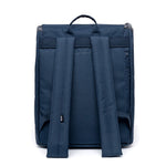 rPET Backpack 19L in blue, back, showing straps