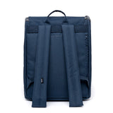 rPET Backpack 19L in blue, back, showing straps
