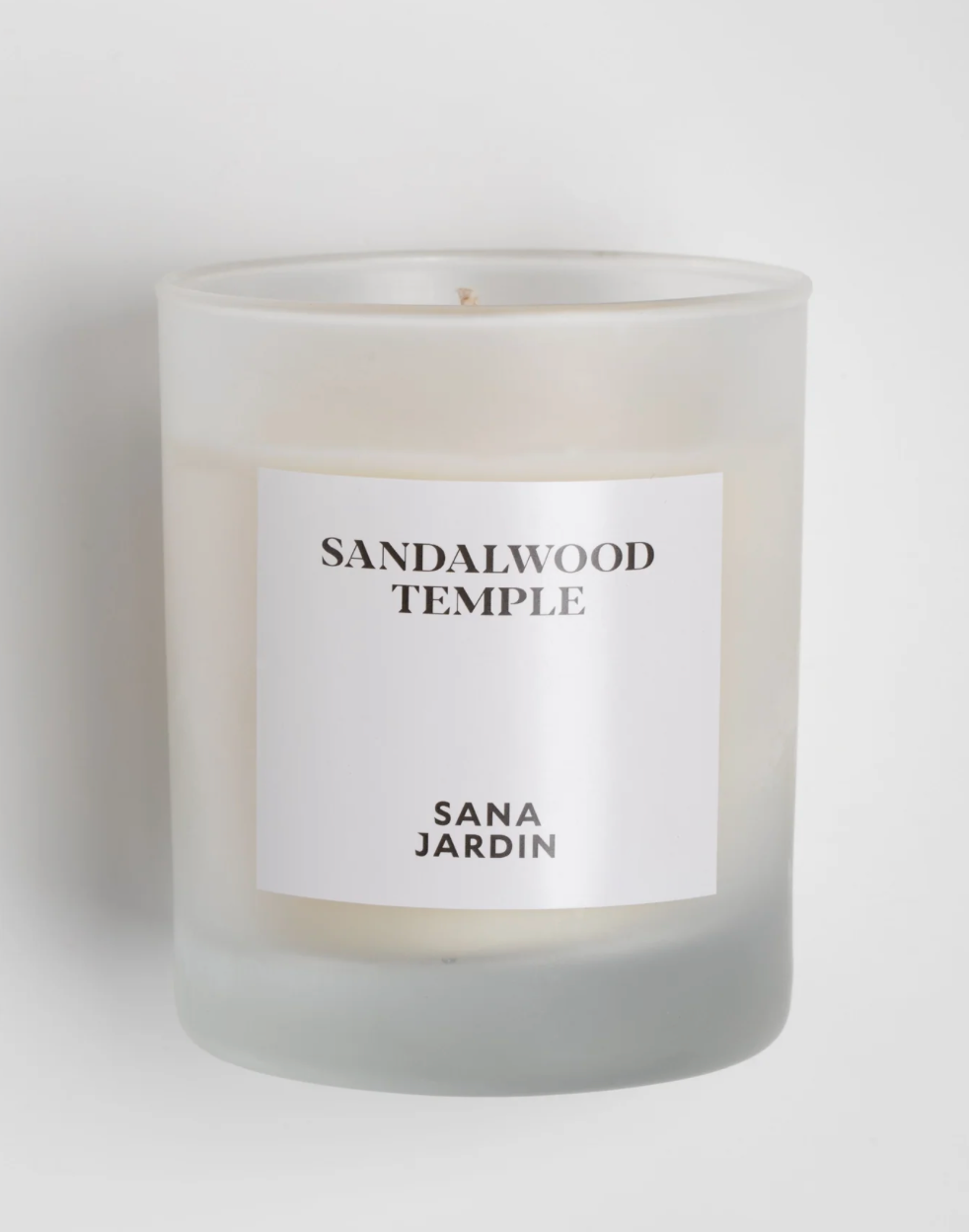 Sandalwood scented candle vegan wax