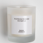 Sandalwood scented candle vegan wax