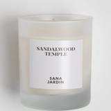 Sandalwood scented candle vegan wax