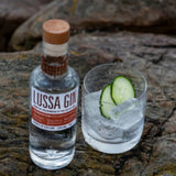 Small Batch Scottish Gin, 20cl. An award winning, aromatic gin made with 15 botanicals grown or gathered on the Isle of Jura
